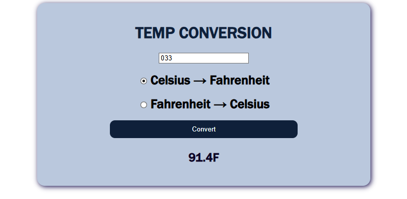 temp converter